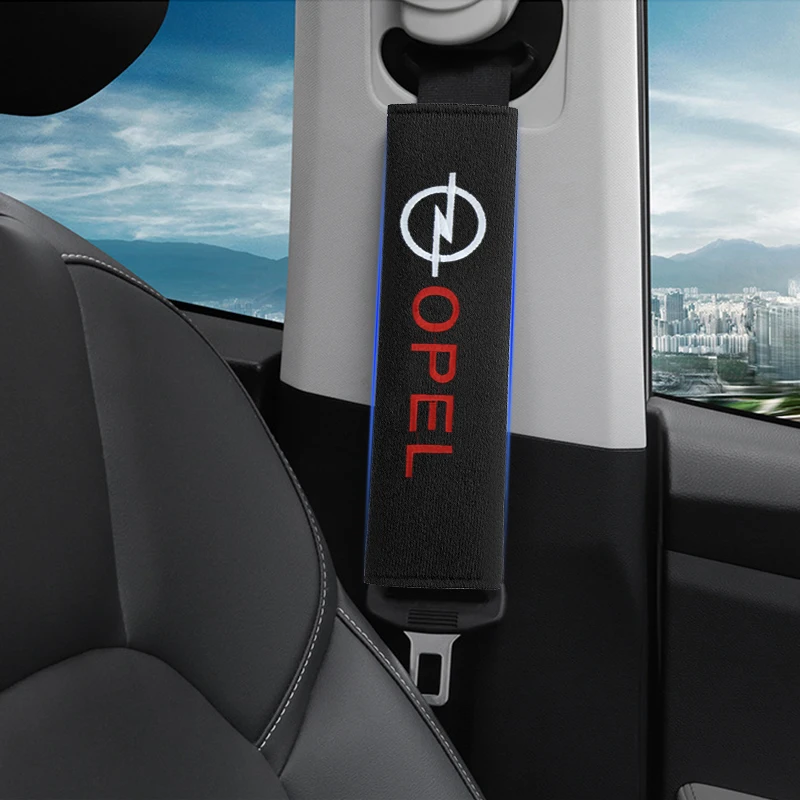 Protetor de ombro para assento de carro, adequado para opel astra h g j insignia mokka zafira corsa vectra c antara capa antiderrapante de algodão macio
