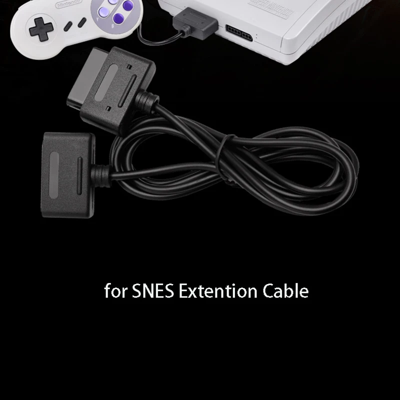 1.8 متر غمبد كابل لنينتندو سوبر فاميكوم SFC SNES أذرع التحكم في ألعاب الفيديو تمديد كابل لعبة وحدة التحكم الفاصل محول سلك الحبل