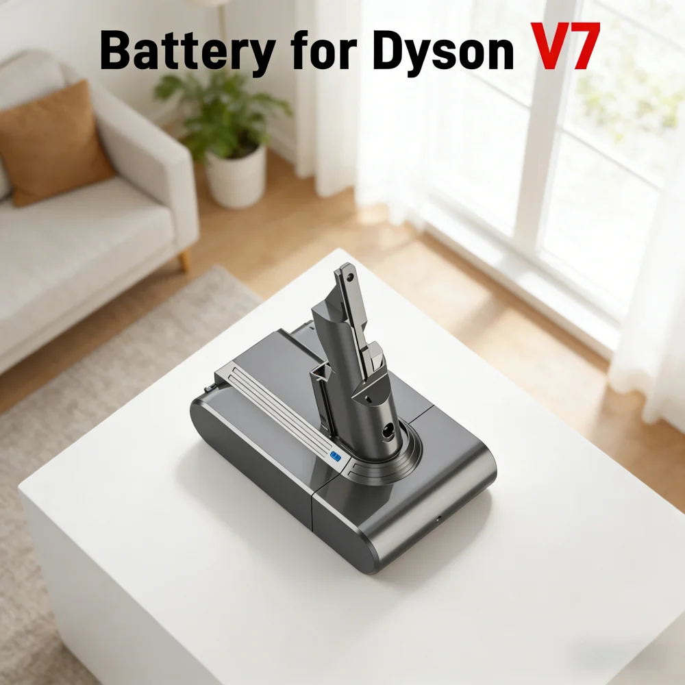 21.6V 6000mAh /8000mAh for Dyson V7 Upgraded Replacement Batteries Absolute Cord Free Handheld Vacuum Cleaner Battery