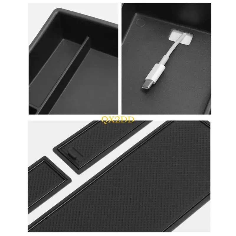 

QX2D NONSLIP CENTER CENSOOLE Организаторы с функциональными компартментами Практический ABS для 24 моделей