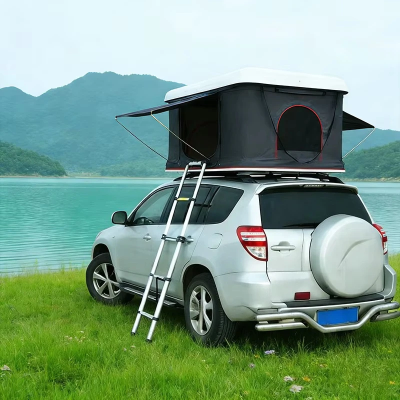 Outdoor Waterproof X-Frame Aluminum Hard Shell Roof Top Tent for SUV & Car for Camping & Off-Road Versatile Car Rooftop Tent