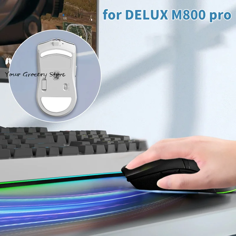 Mouse Foot Sticker For DELUX M800 Pro Gaming Mouse Non-Slip Pad E-Sport Gamer Accessories