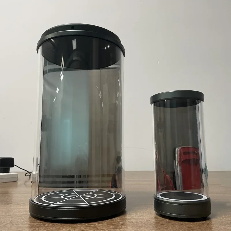 Ai Interaction Transparent Holographic Technology Exhibition 3D Display 5.5 Inch Lcd Screen 3D Hologram Display Cylindrical