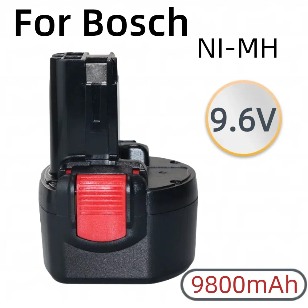 9.6V for Bosch 9800mAh NI-MH Replacement Battery PSR 960 BAT048 BAT100 BAT119 BH984 BPT1041 23609 32609 PSR960 GSR 9 6V E-2 GSR