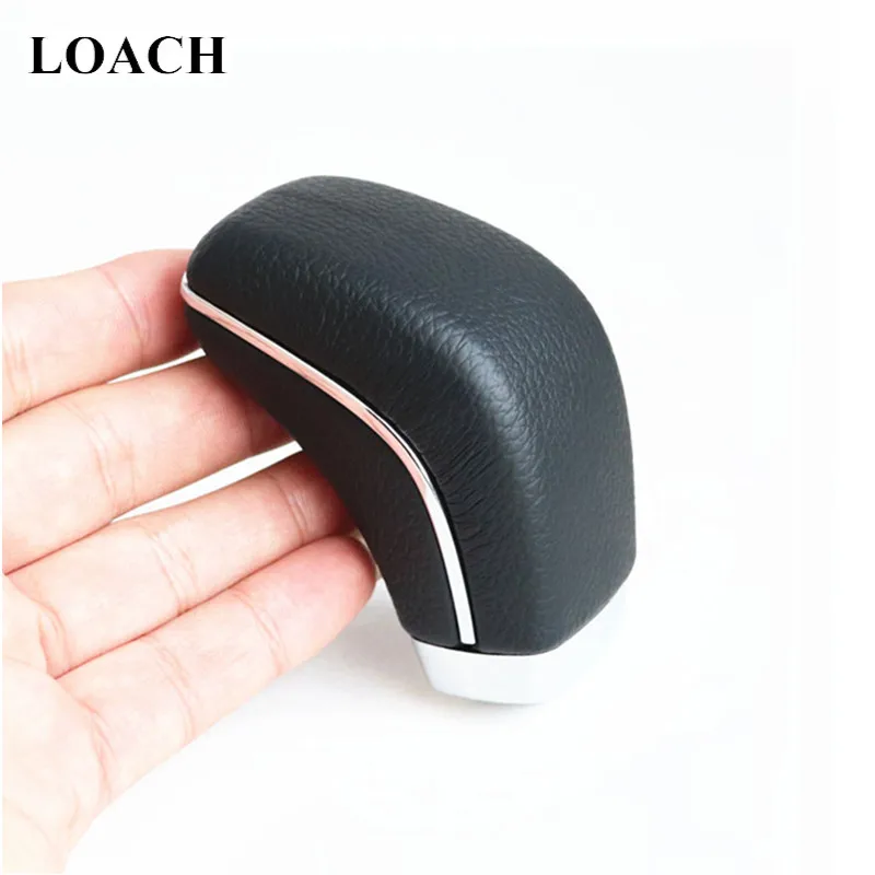 Leather AT Car Gear Shift Knob For Lexus For Toyota Mark X Reiz X120 2004-2009 Automatic Head Ball Pen Arm Lever Stick POMO New