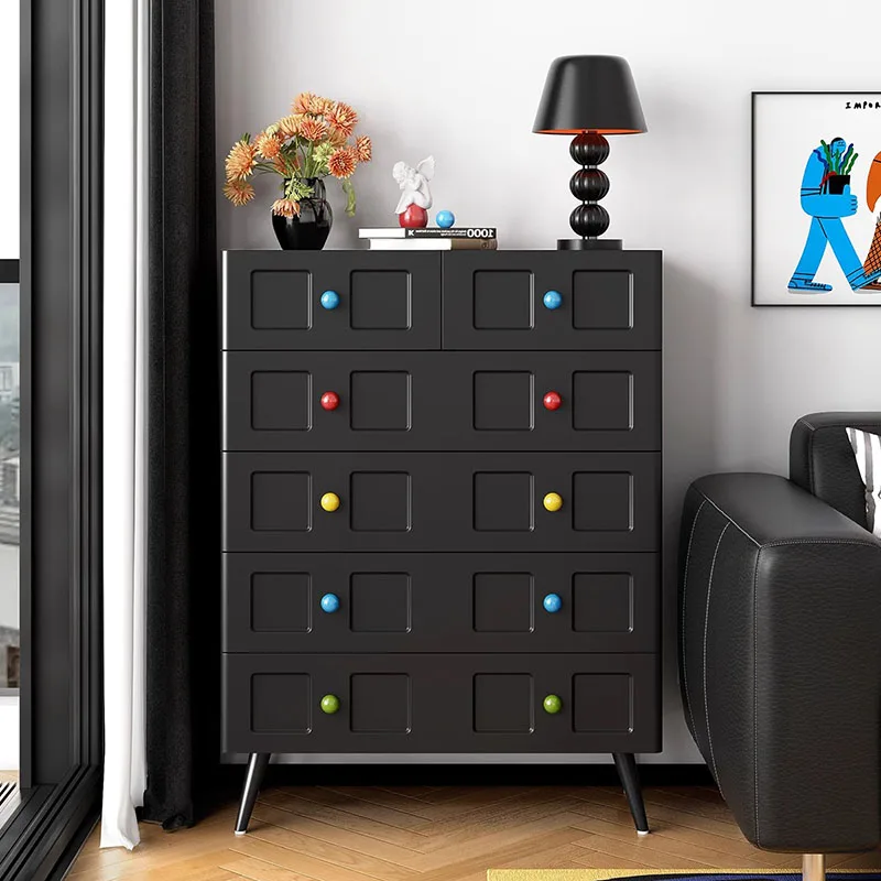 

Organizer Corner Living Room Sidebooard Cabinet Bedroom Furniture Black Luxury Simple Bookcase Mainstay Nordic Gabinete Drawers