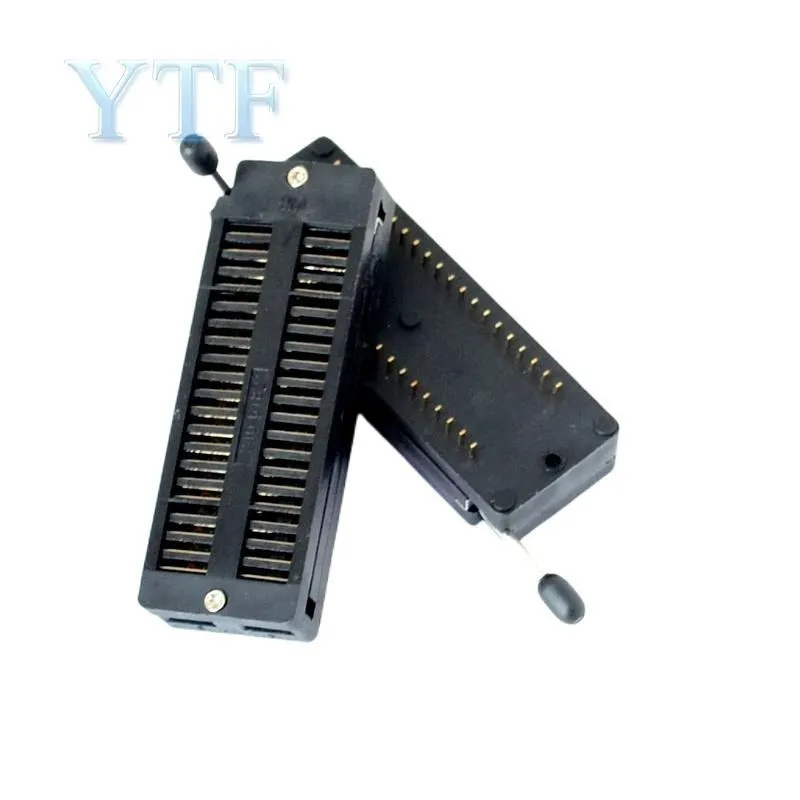 DIP 40 Pin Universal ZIF IC Socket Black