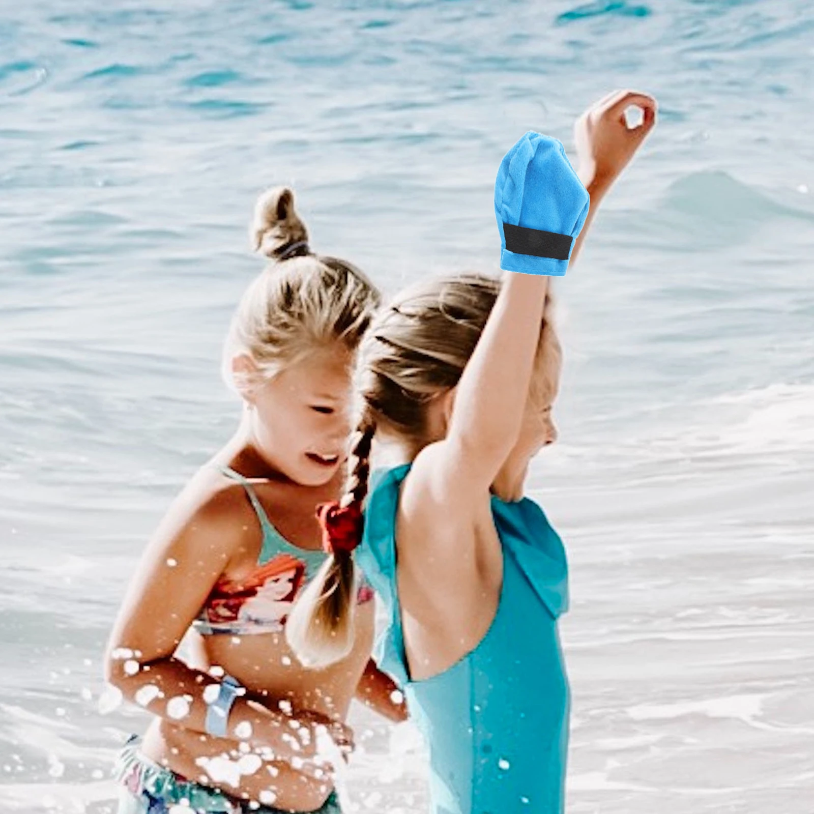 ถุงเก็บอุปกรณ์ชายหาดสำหรับผู้หญิง ถุงพับได้แบบพกพา ทำจากไนลอน พร้อมที่ทำความสะอาดสำหรับทราย ถุงมือทำความสะอาดทราย อุปกรณ์ทำความสะอาดทรายสำหรับชายหาด แปรงทำความสะอาดทราย