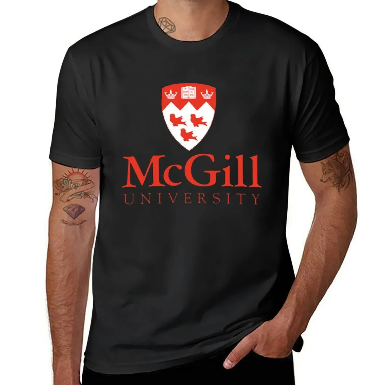 McGill Univ Logo, marty, mcgill university logo, canadian university, martlet, french - james mcgill, T-Shirt