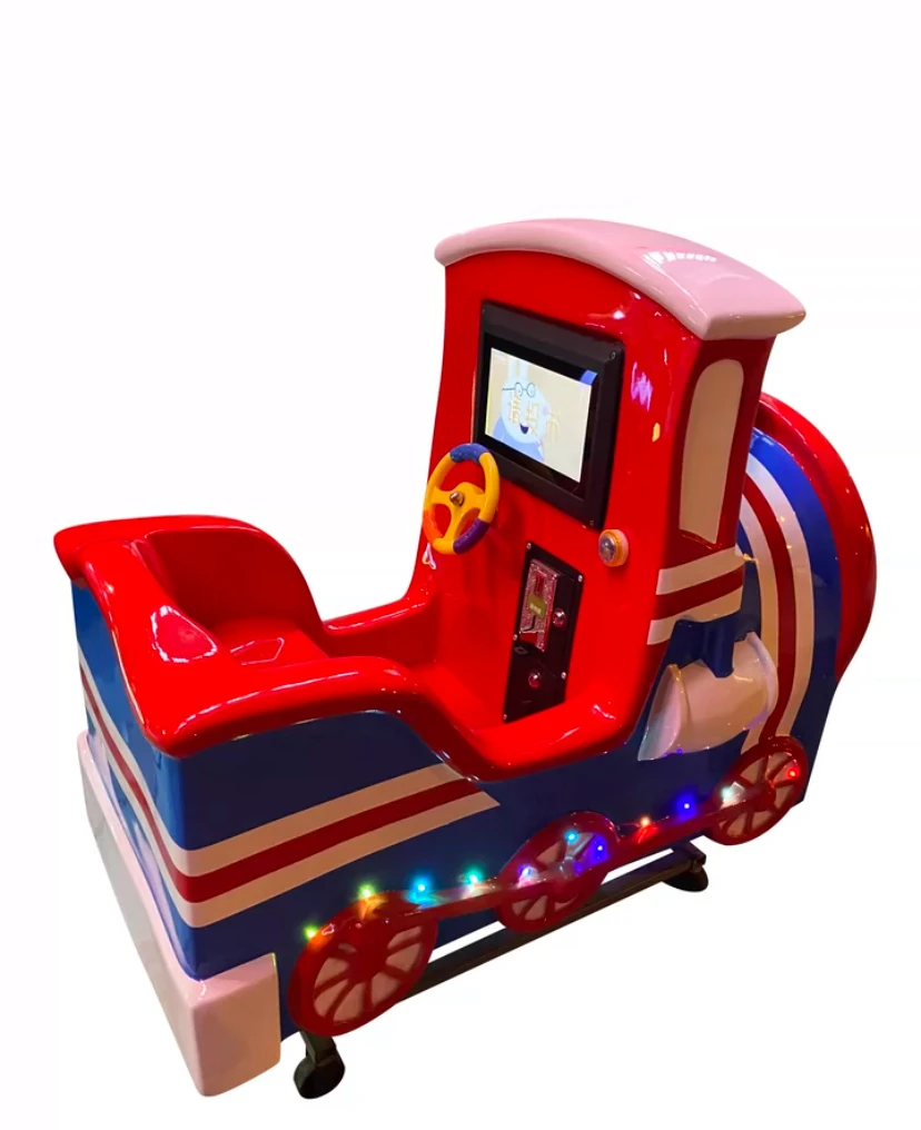 Factory Wholesale Coin Operated Kiddie Amusement Park Train Rides for Children for Sale