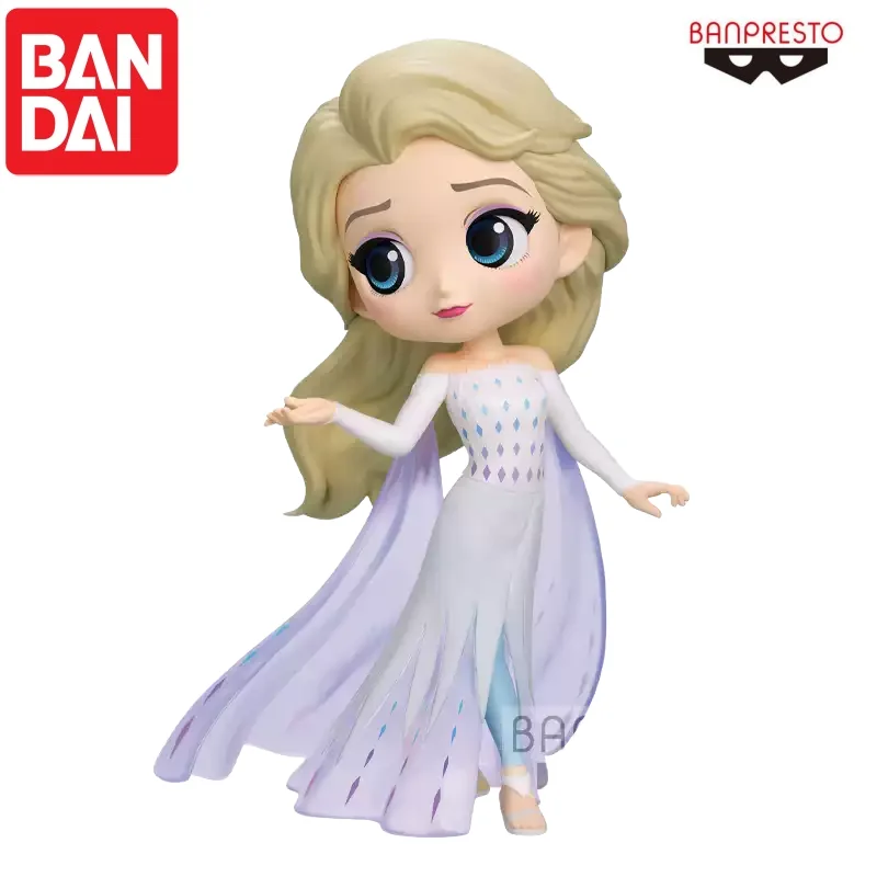 

В наличии 100% оригинальная аниме-фигурка Bandai Frozen, персонажи Диснея, Эльза, экшн-фигурки, игрушки для детей, подарок, коллекционная модель