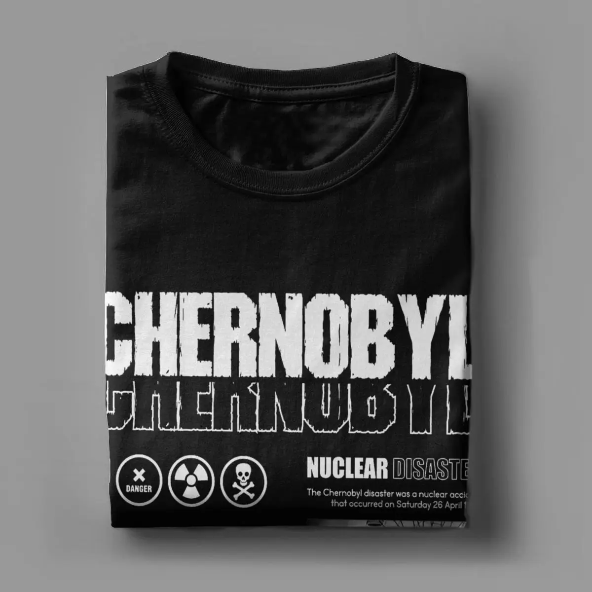 Chernobyl T Shirt Men\'s Cotton Funny T-Shirt O Neck Tees Short Sleeve Clothing Plus Size