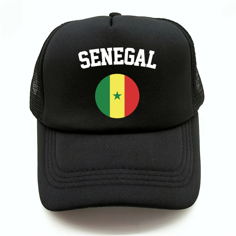Senegal Flag Baseball Cap Summer Men Outdoor Adjustable Snapback Dad Hats Unisex Mesh Net Trucker Caps
