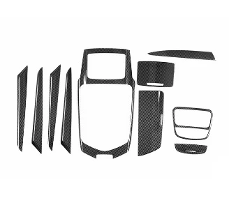 Suitable for Levante LevanteLevanteCarbon Fiber Gear Shift PanelCDWater Cup Stickers Set of Ten