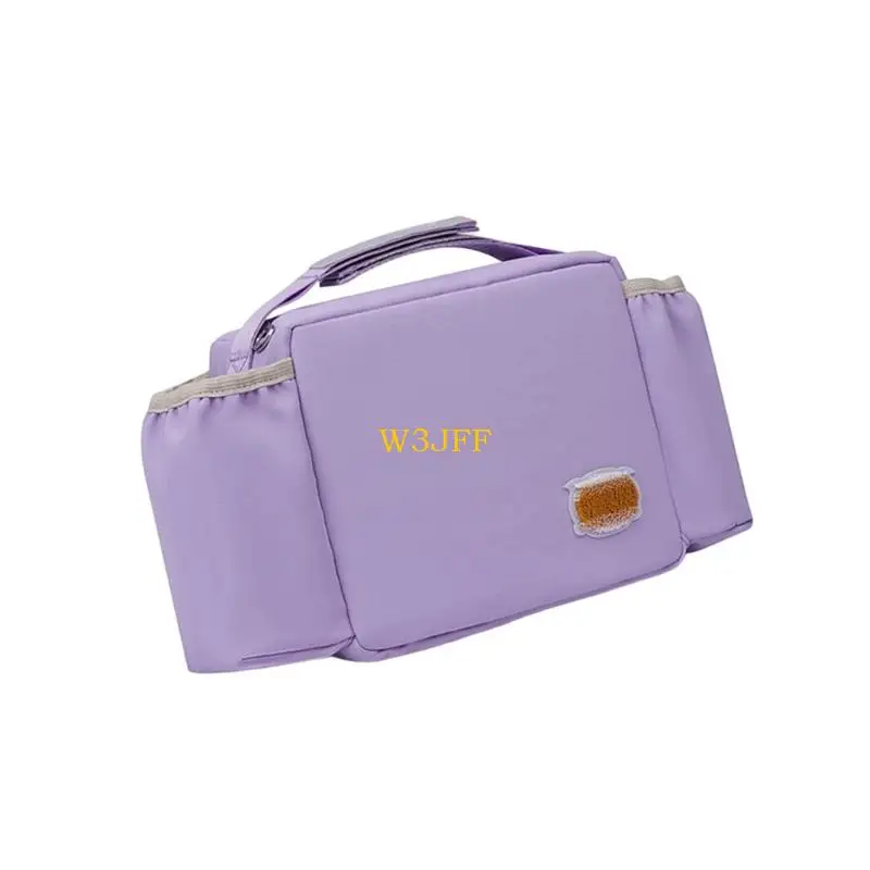 W3JF 스타일리시한 유모차 동반자 정리함 휠체어용으로 고정되는 조절 가능한 스트랩