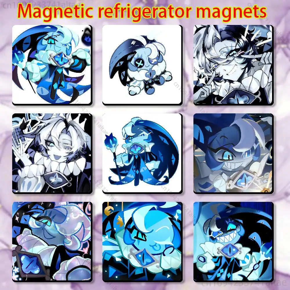 

S-Shadow Milk C-Cookie Fridge Magnet Personalized Magnetic Durable Plastic Square Picture Surface Fridge Magnets