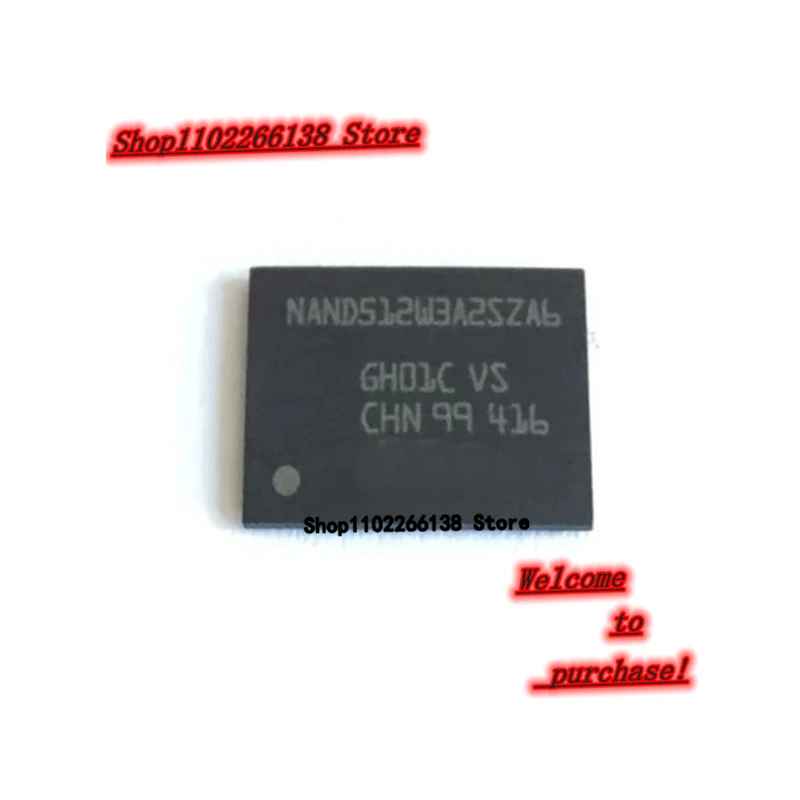 

NAND512W3A2SZA6E NAND512W3A2SZA6 BGA-63 Chip IC 1 шт/Лот