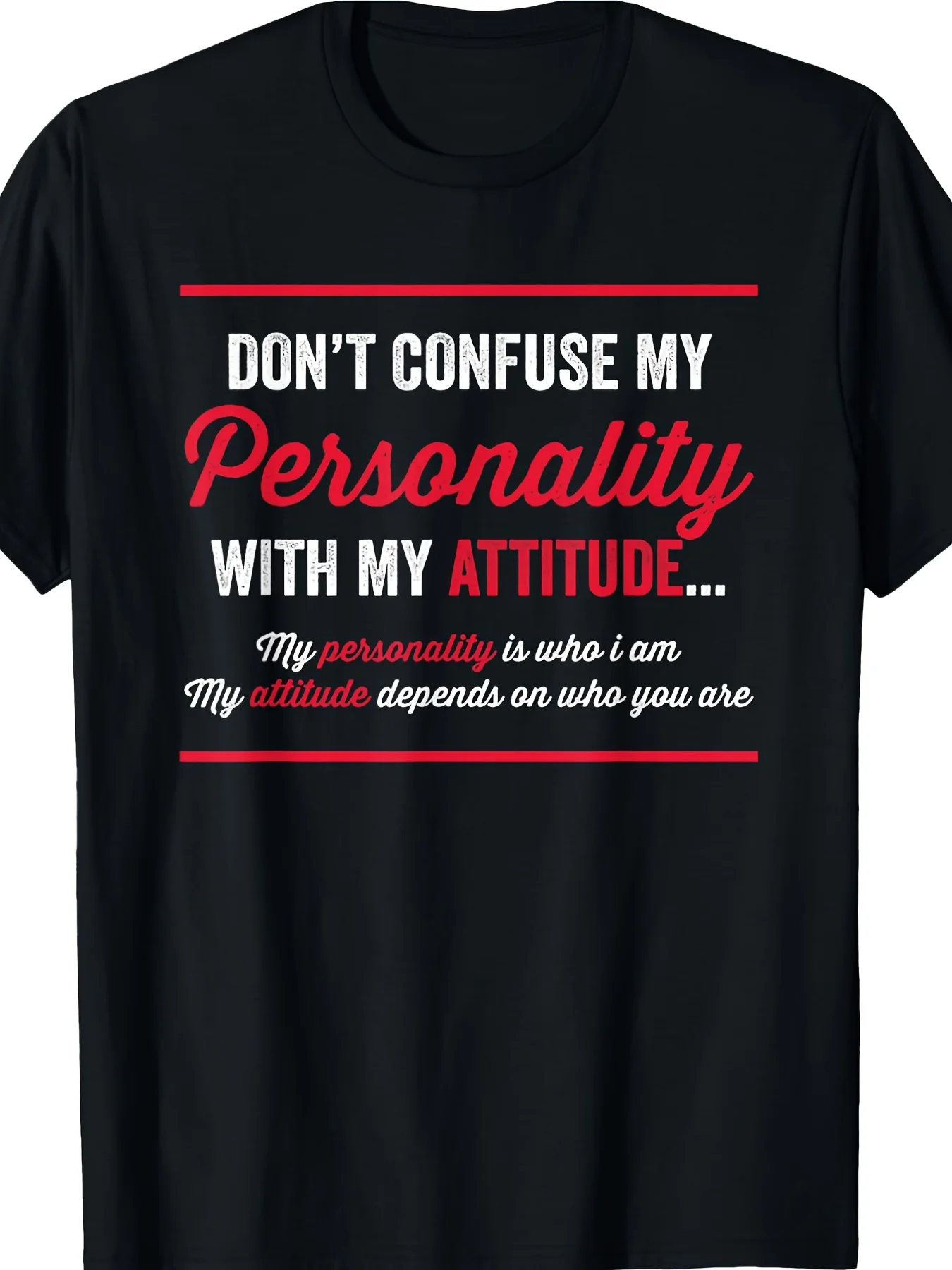 [Funny Graphic T-Shirt] Men's Humorous Sarcastic T-Shirt - 