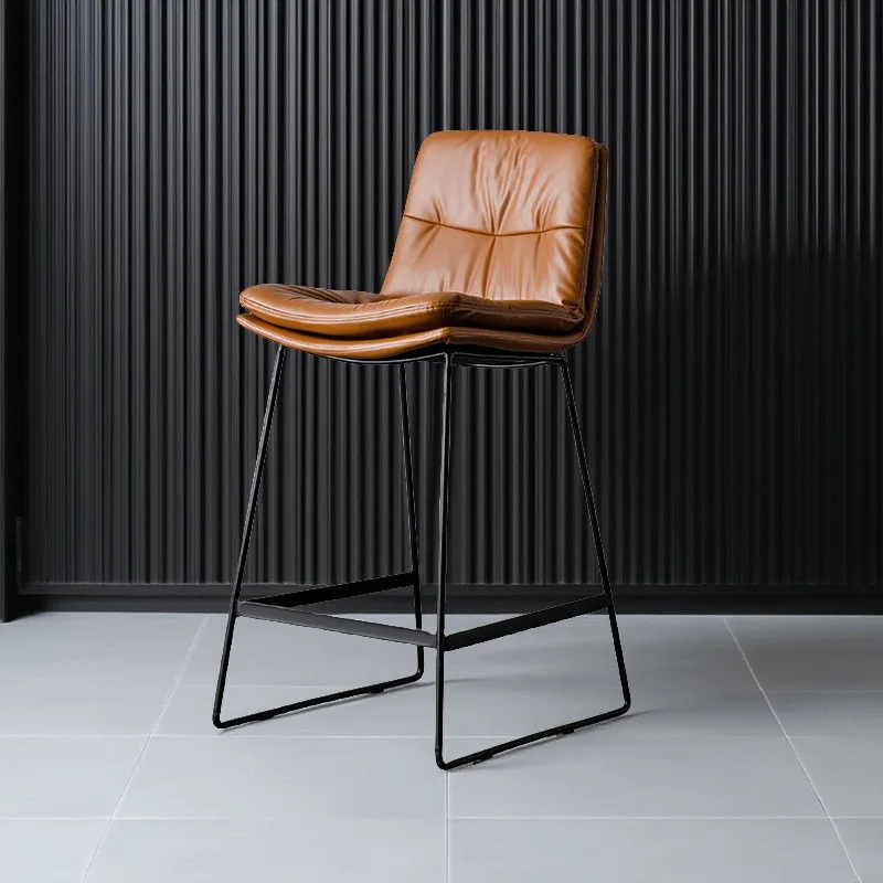كراسي بار، حديثة وبسيطة، فاخرة خفيفة، مقاعد عالية القدم من الحديد، كراسي بار منزلية، كراسي بار، مساند ظهر، مقاعد عالية، مقاعد بار #4