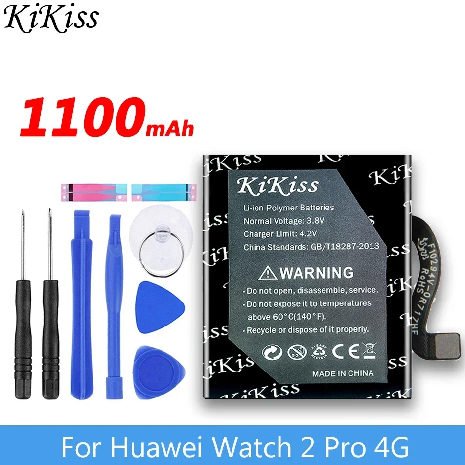 

KiKiss 1100 мАч HB 512627 Аккумулятор ECW (cepaixian) только для Huawei Watch 2 Pro/Watch 2 Pro 2Pro 4G