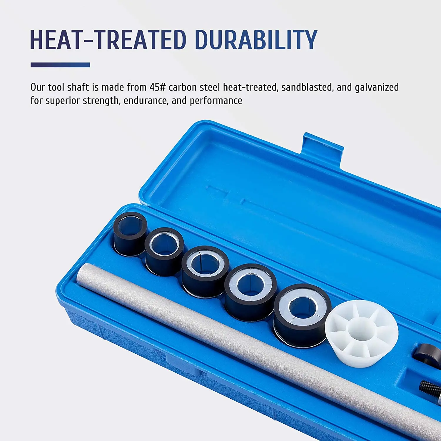 Cam Bearing Removal Installation Tool Set Camshaft Bearing Tool Kit with 1-1/8-2-2/3 Inch Adapters,Most Domestic Import Vehicles