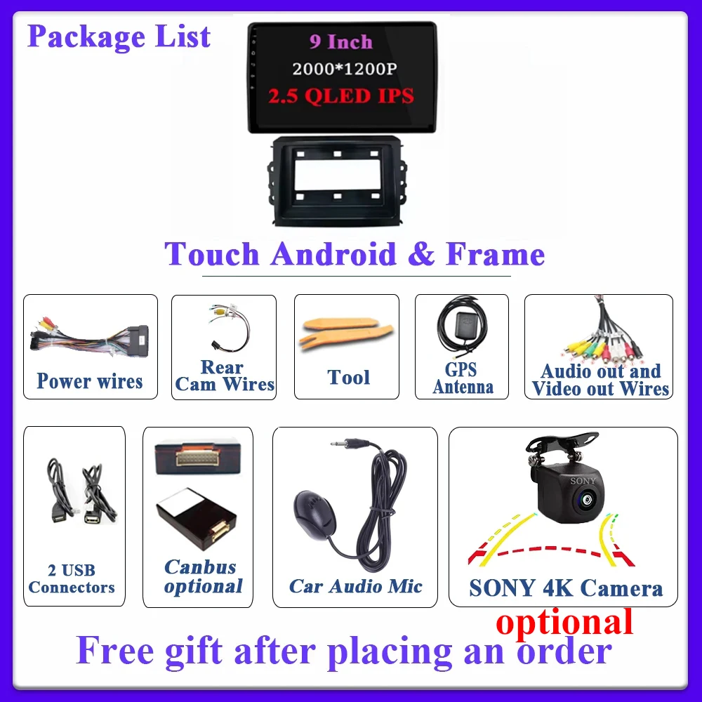 Car Radio For Chevrolet N400 V 2019 For Wuling Hongguang V Navigation GPS Android Auto Stereo Multimedia Player 5G Wifi No 2din
