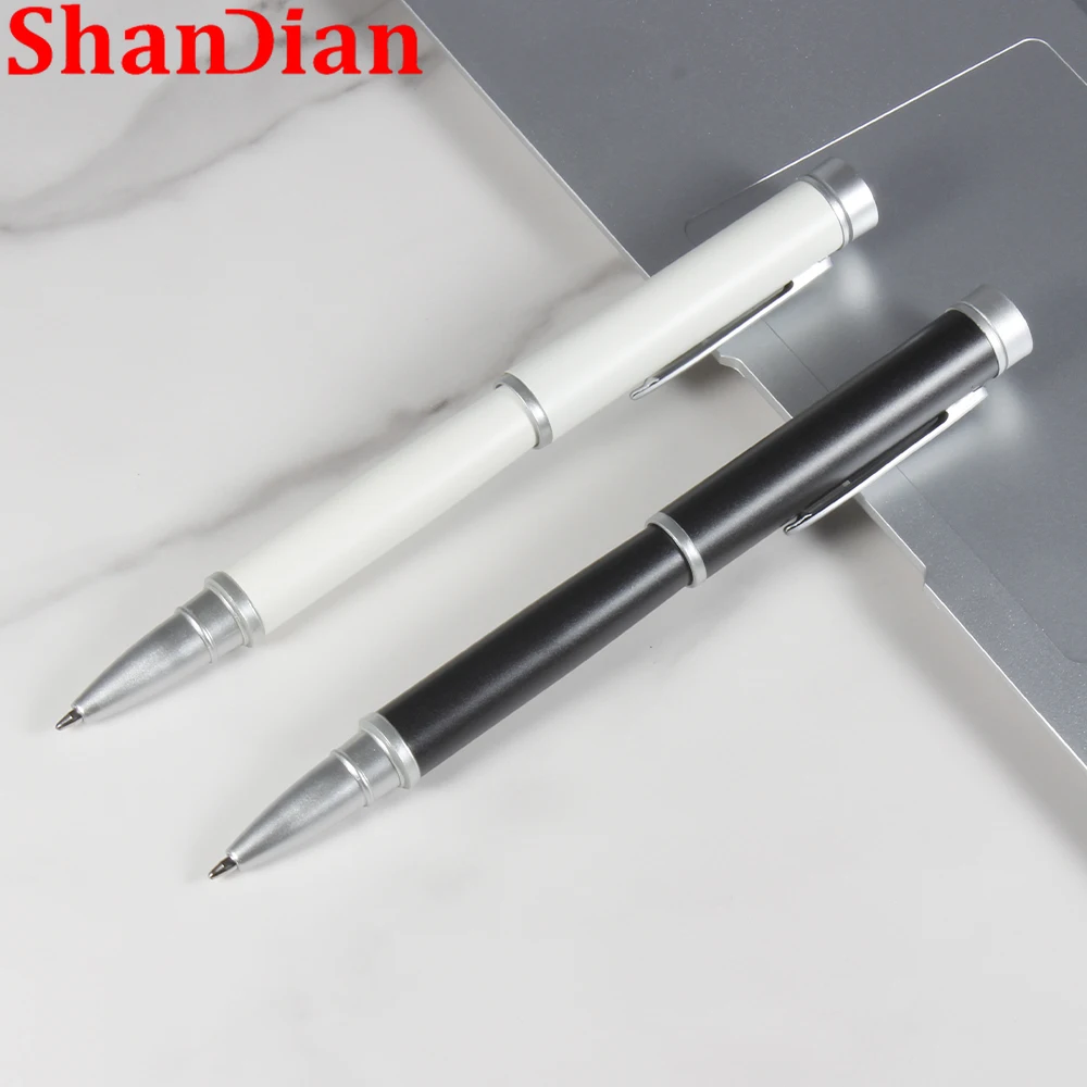 جديد USB فلاش حملة تعمل باللمس القلم تخزين الأجهزة الأبيض المعادن ذاكرة عصا الإبداعية الأعمال هدية القلم محرك 64 جيجابايت 32 جيجابايت 16 جيجابايت