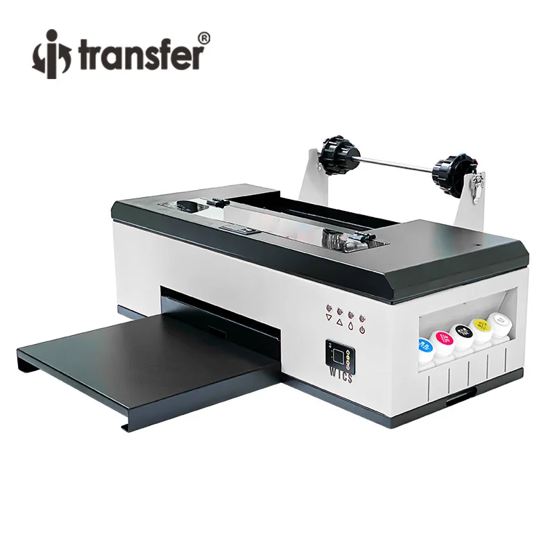 A3 L1800 Offset Heat Transfer PET Film Printer with Automatic White Ink Circulation and Free Control of Paper Advance and Retrea