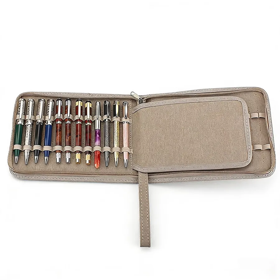 48 /24/ 10 Slots Fountain Pen Case Organizer Bag - Premium W