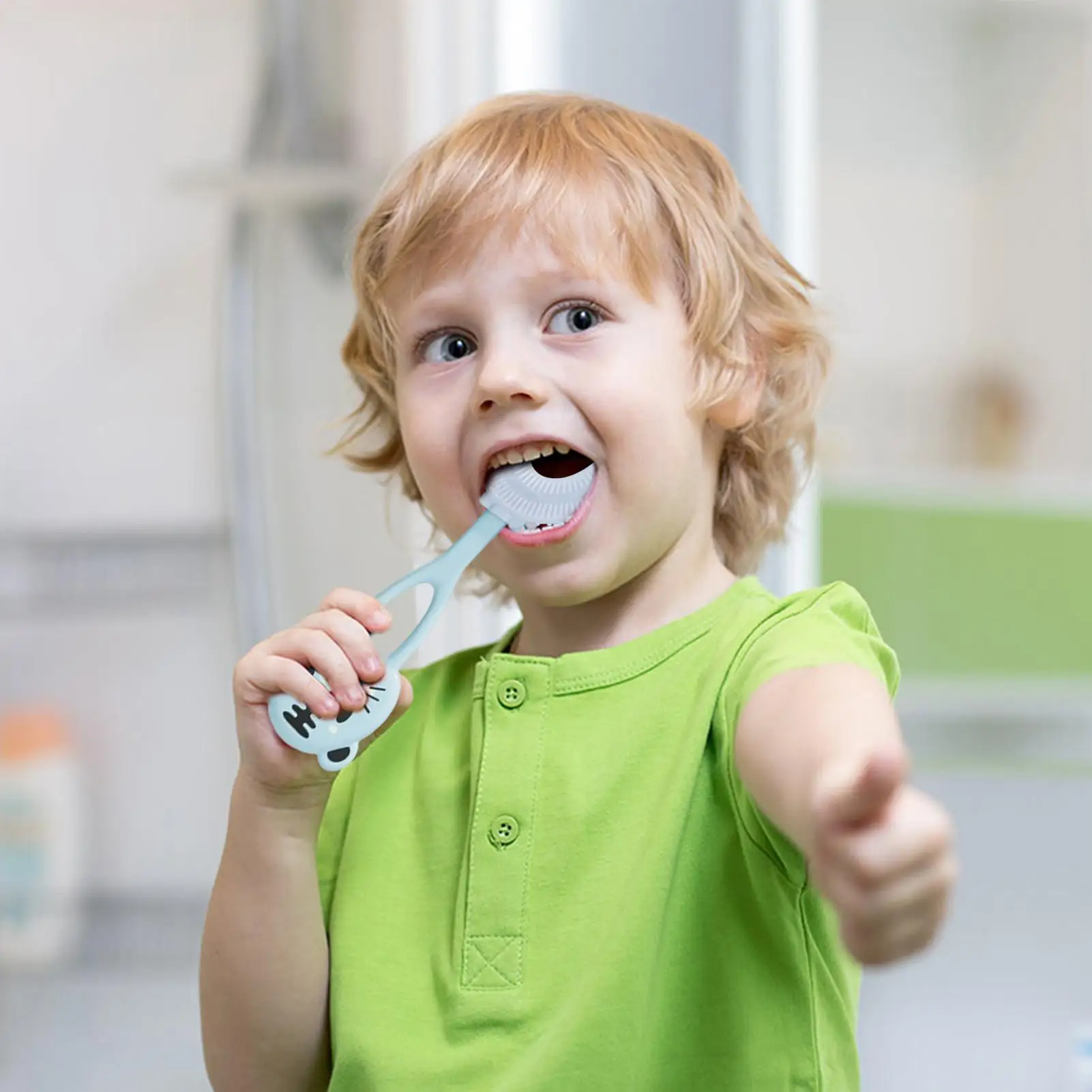 Baby Training Toothbrush Teethers Self-Soothing Soft Silicone Teether Cute Animal Shape Teething Toys Toothbrush Kids Teeth Care