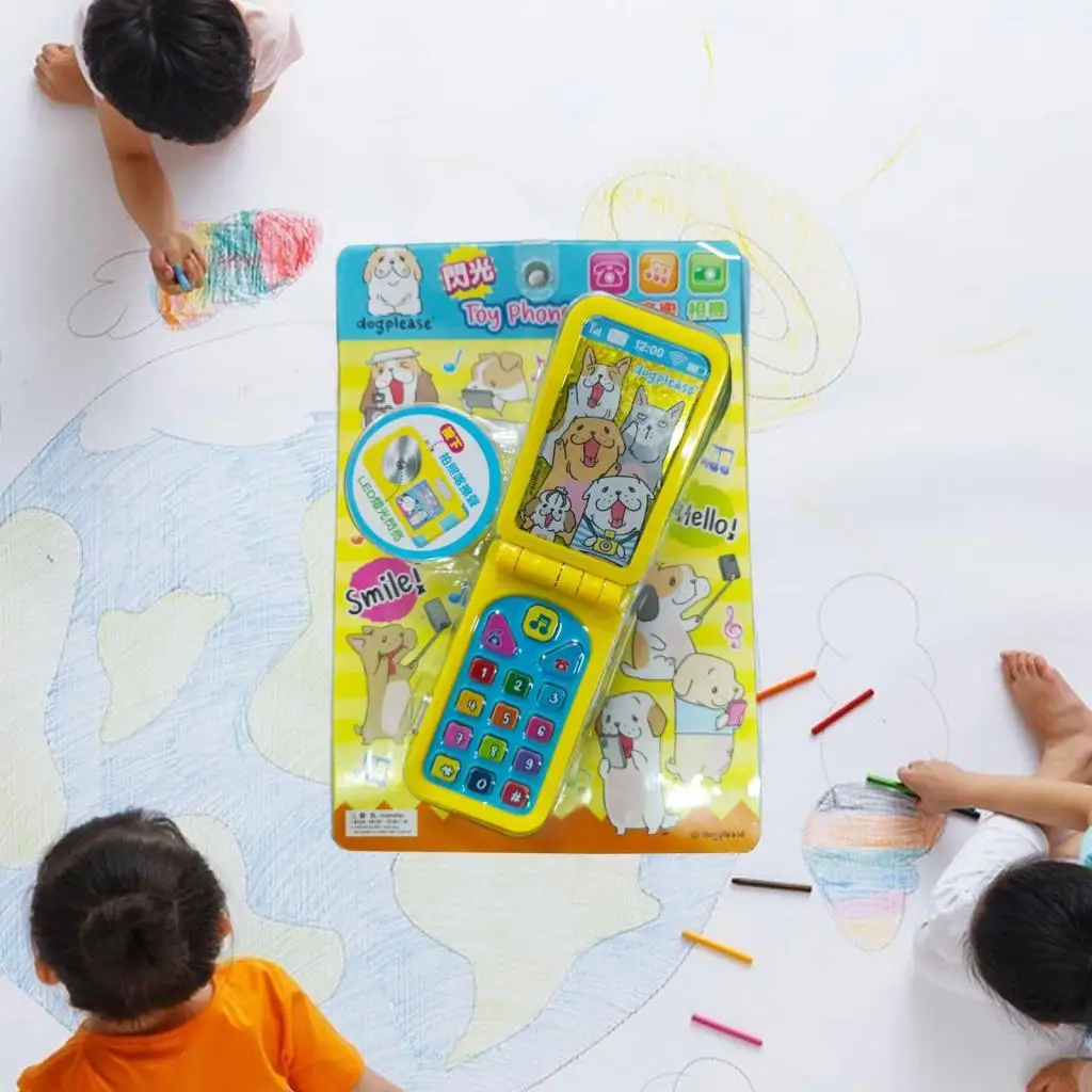 

Musical Phone Toy Develops Language with Music Sound for Boys and Girls Baby