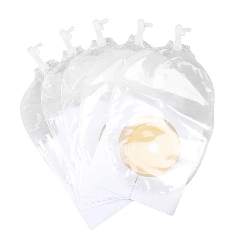 10X Drainage Urostomy Bag Valve Closure Anti-Backflow Stoma Care Pouch..