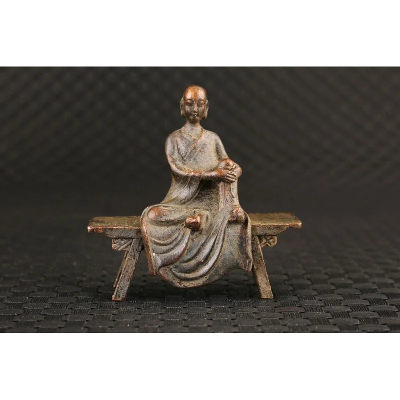 chinese Asian Tibet bronze hand carved buddha blessing statue figure