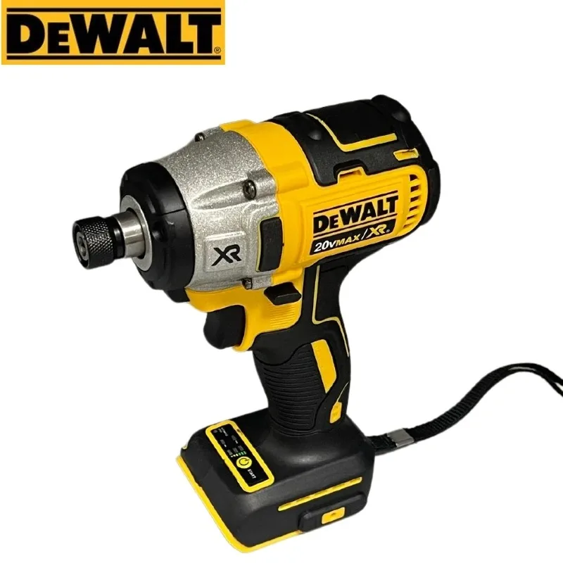 DEWALT DCD887 Driver Impact 20V Lithium-ion 1/4 inci obeng listrik bor nirkabel tanpa sikat alat daya isi ulang