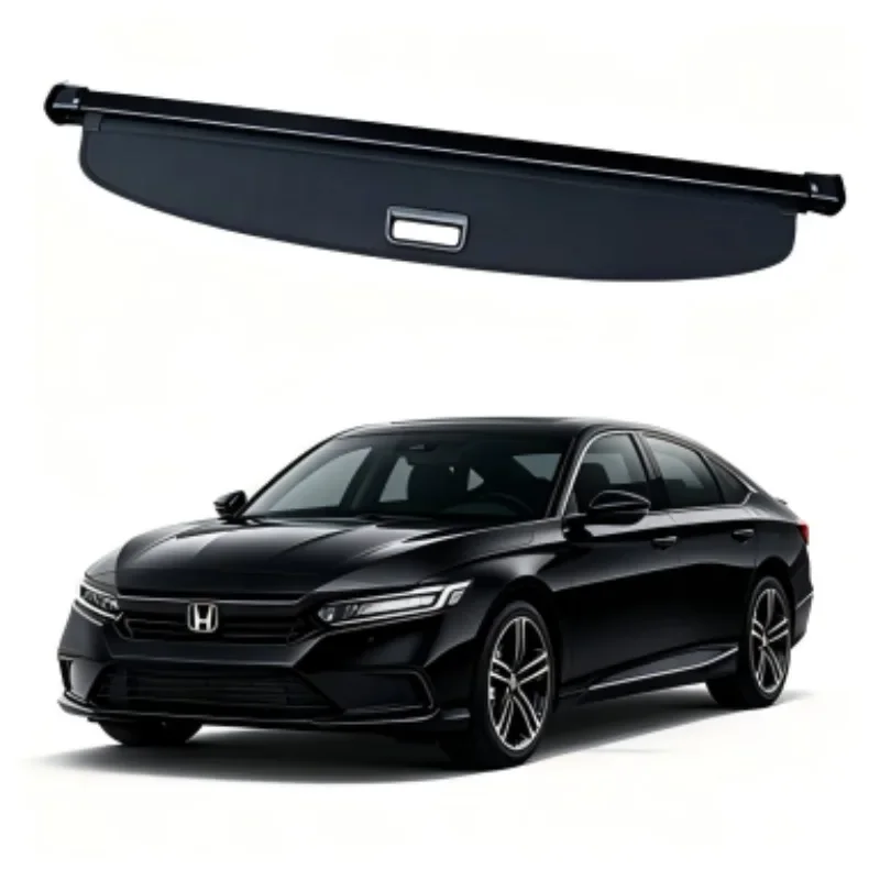Cargo Cover Trunk Privacy Shade Rear Security Partition Anti-Theft Shield Retractable Organizer for Honda P7