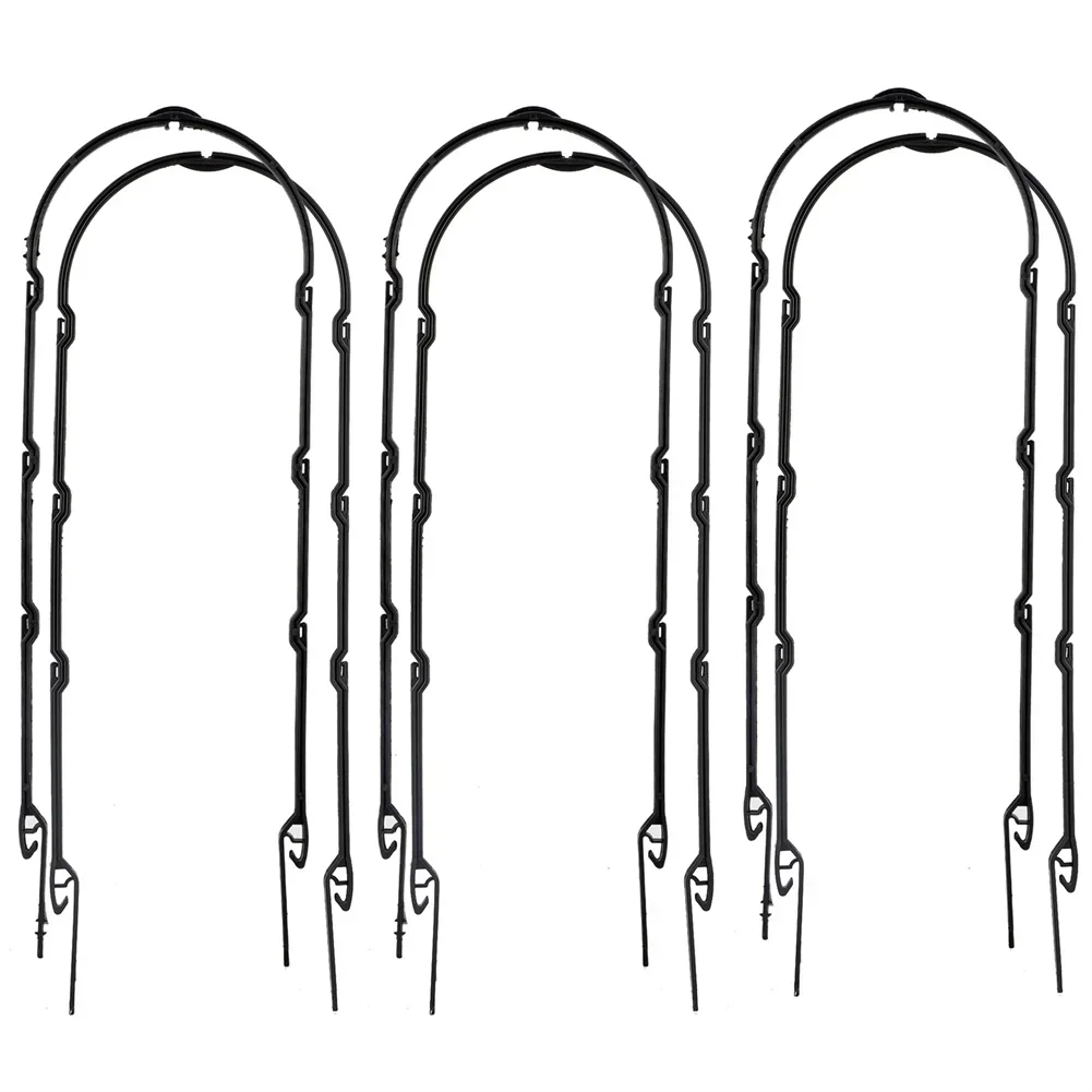 

6 шт. рамы для подъема растений, гибкие рамы для черного сада, решетки для подъема растений, пластиковые опоры для помидор