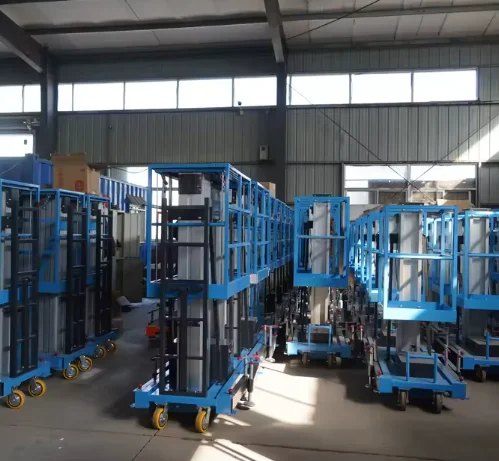 

Customized CE Approved Aluminum Alloy Lifting Platform Industrial Warehouse Cargo Lifting Table Aerial Work Equipment