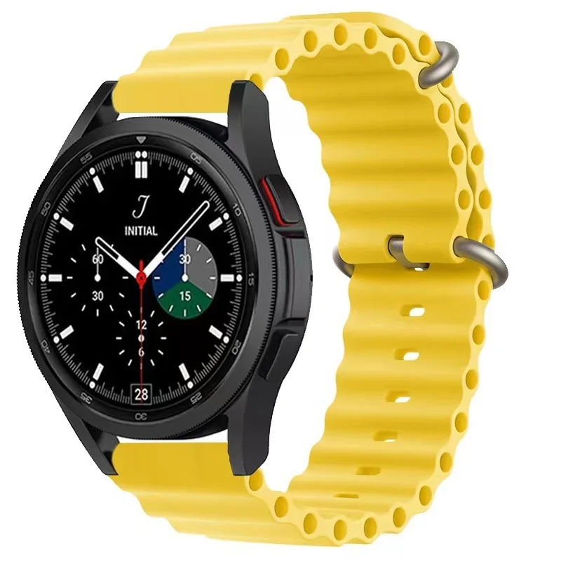 Bandas Oceánicas para Samsung Galaxy Watch 6-4 classic, 5 Pro, active 2, Gear S3, pulsera de silicona de 22mm y 20MM, correa de reloj Huawei GT 4-3-2