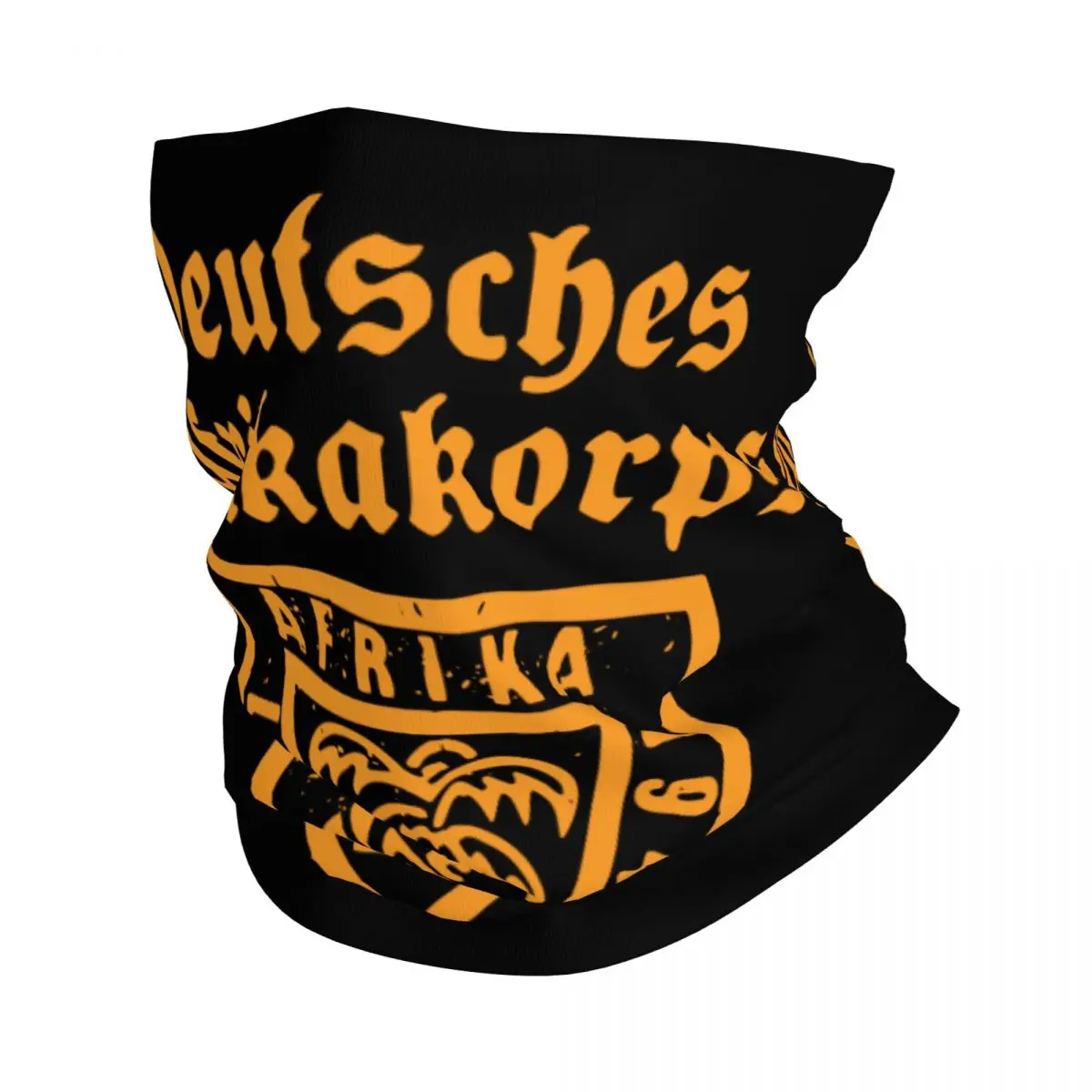 Deutsches Afrikakorps Bandana Neck Cover Printed Wehrmacht German Wrap Scarf Face Mask Running for Men Women Adult Washable