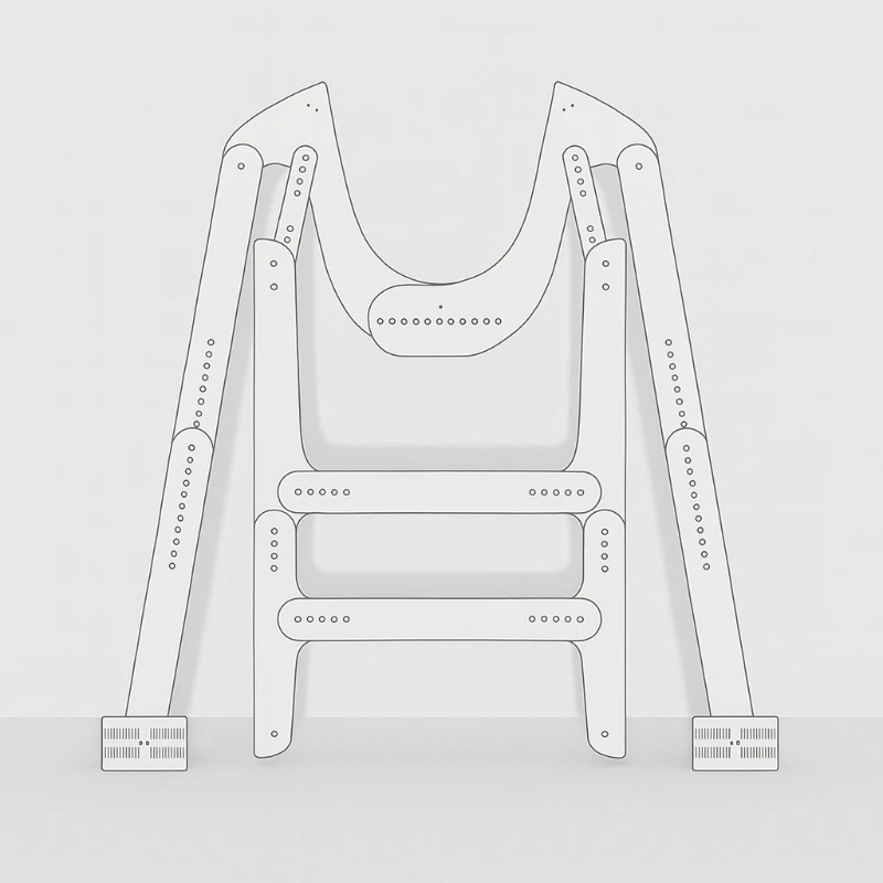 

‌Adjustable Transparent Hanger Set Invisible Garment Pose Tool White Background Photo Display Flexible Pants Holder for Shooting