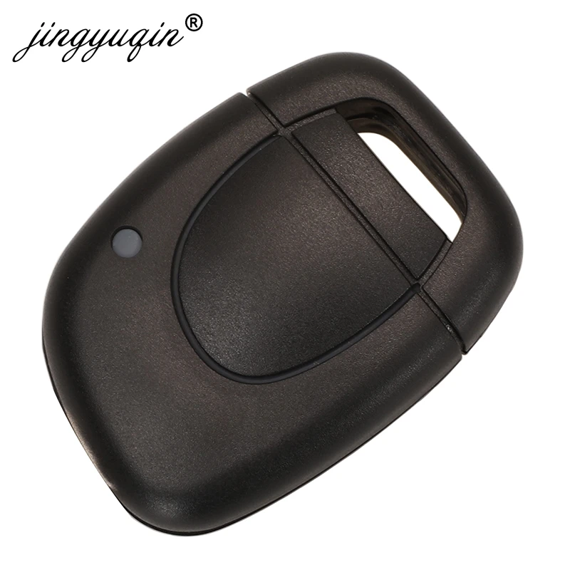 jingyuqin 100pcs New 1 Button Without Blade Remote Car Key Shell For Renault Twingo Clio Kangoo Master Fob Case