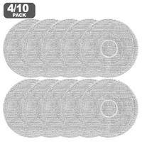 4/10pcs Mop Cloth Kit For Xiaomi Robot Vacuum S40 Pro/OV71GL Vacuum Cleaner Household Cleaning Tools Replacement Spare Parts