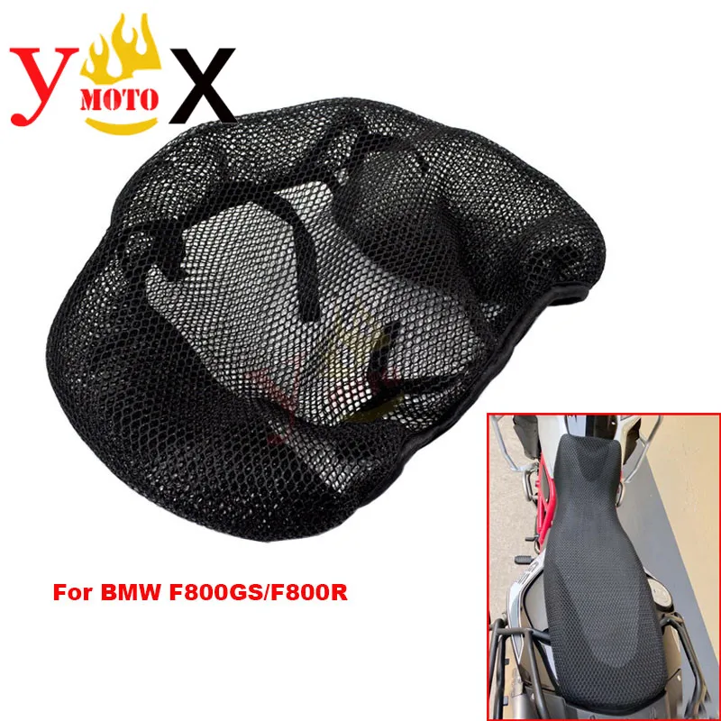 

Motorcycle 3D Mesh Seat Cover Cushion Guard Pad Insulation Breathable Sun-proof Net For BMW F800 GS R F800GS F800R ADV