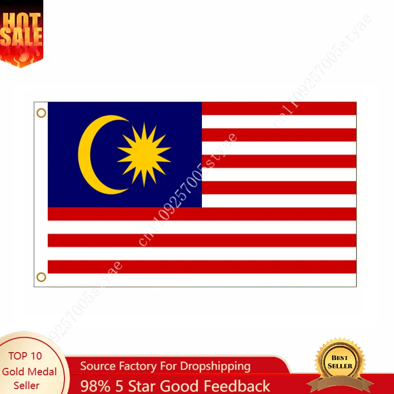 Malaysia Flag Malaysia National Hanging Banner Home Decoration Flag