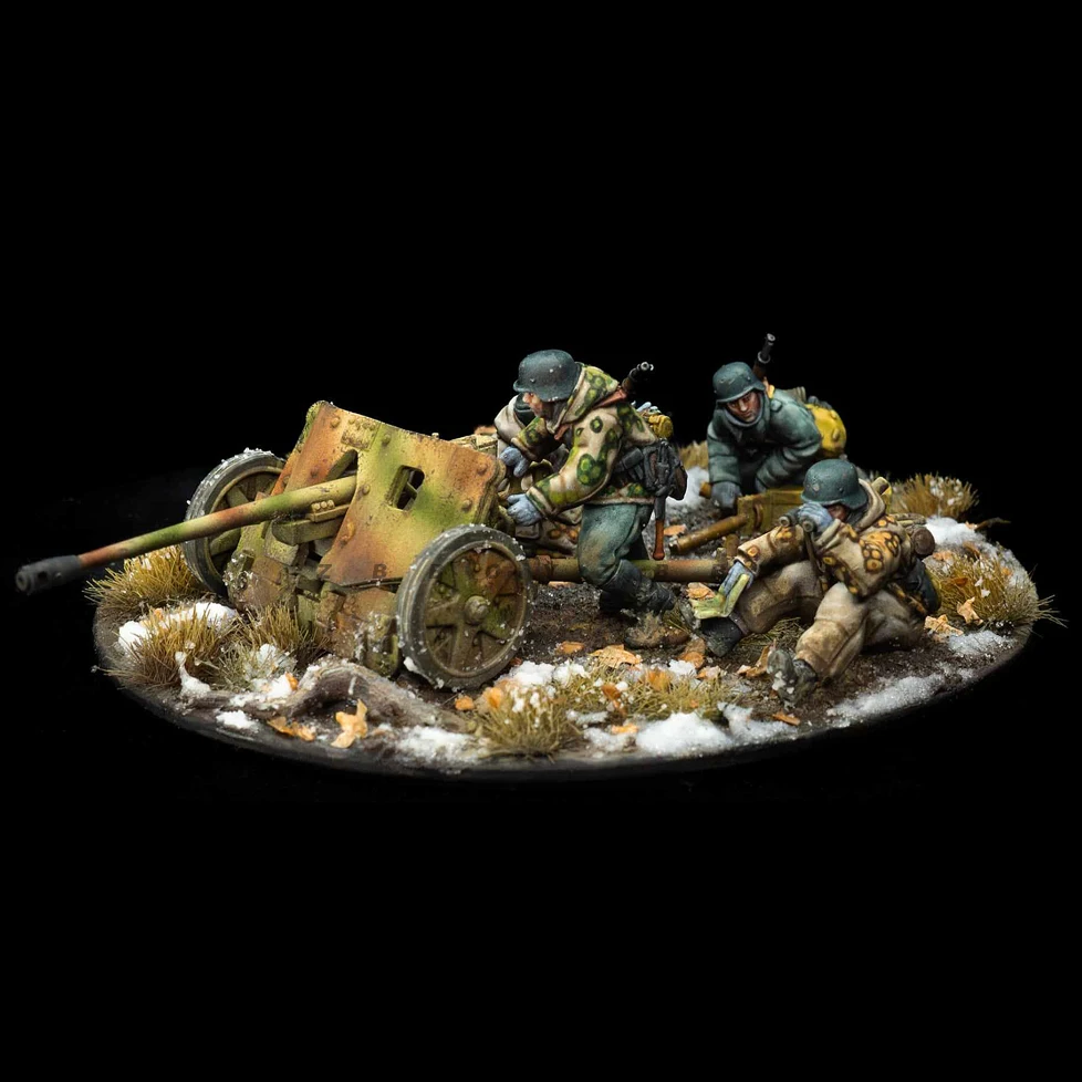 38mm1:48 50mm1:35 Resin Soldier model kits figure colorless and self-assembled 3D Printing with baseTD-6753/3D