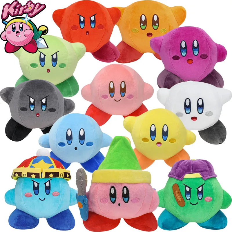 

20 Styles Kawaii Anime Star Kirby Plush Toys Sword Kirby Plush Doll Pillow Room Decoration Toys for Kids Christmas Birthday Gift