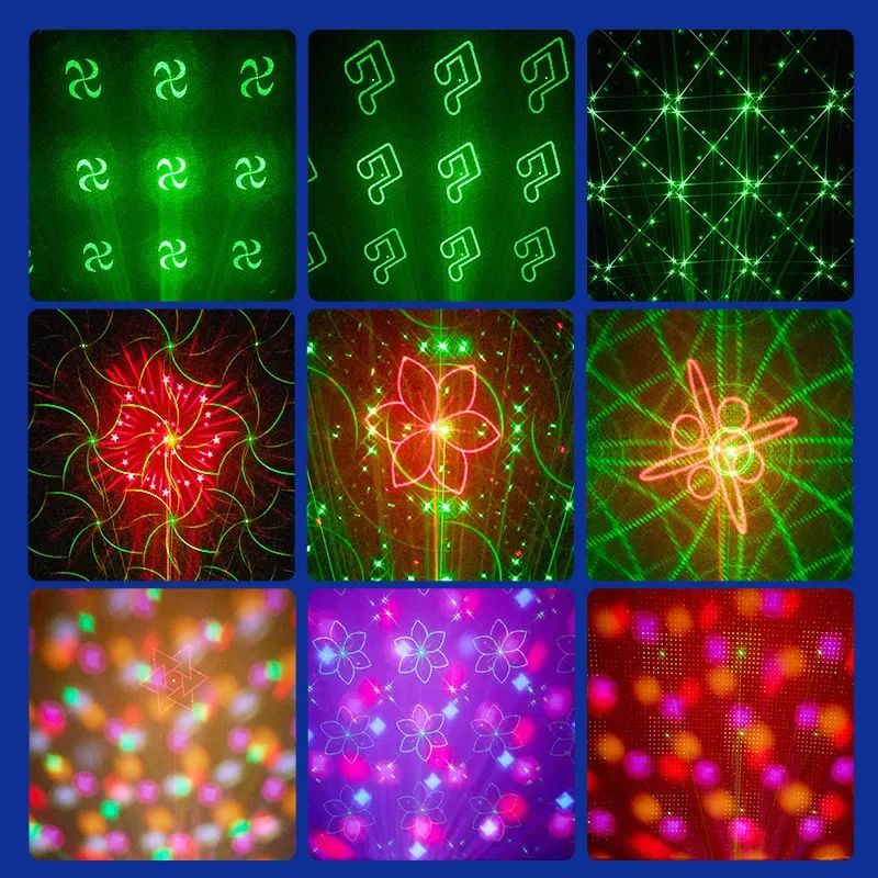 Durable New Double-headed Magic Ball Light Colorful LED Stage KTV Family Atmosphere Light Strobe Voice-activated Bar Light