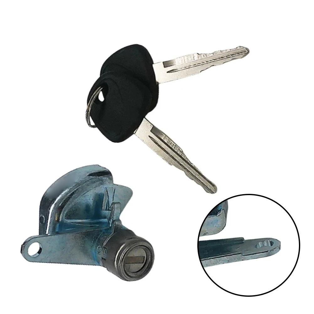 Driver Side Cylinder Left Front Door Lock ABS Metal LHD With 2 Keys Heat-resistant Material Quick Installation