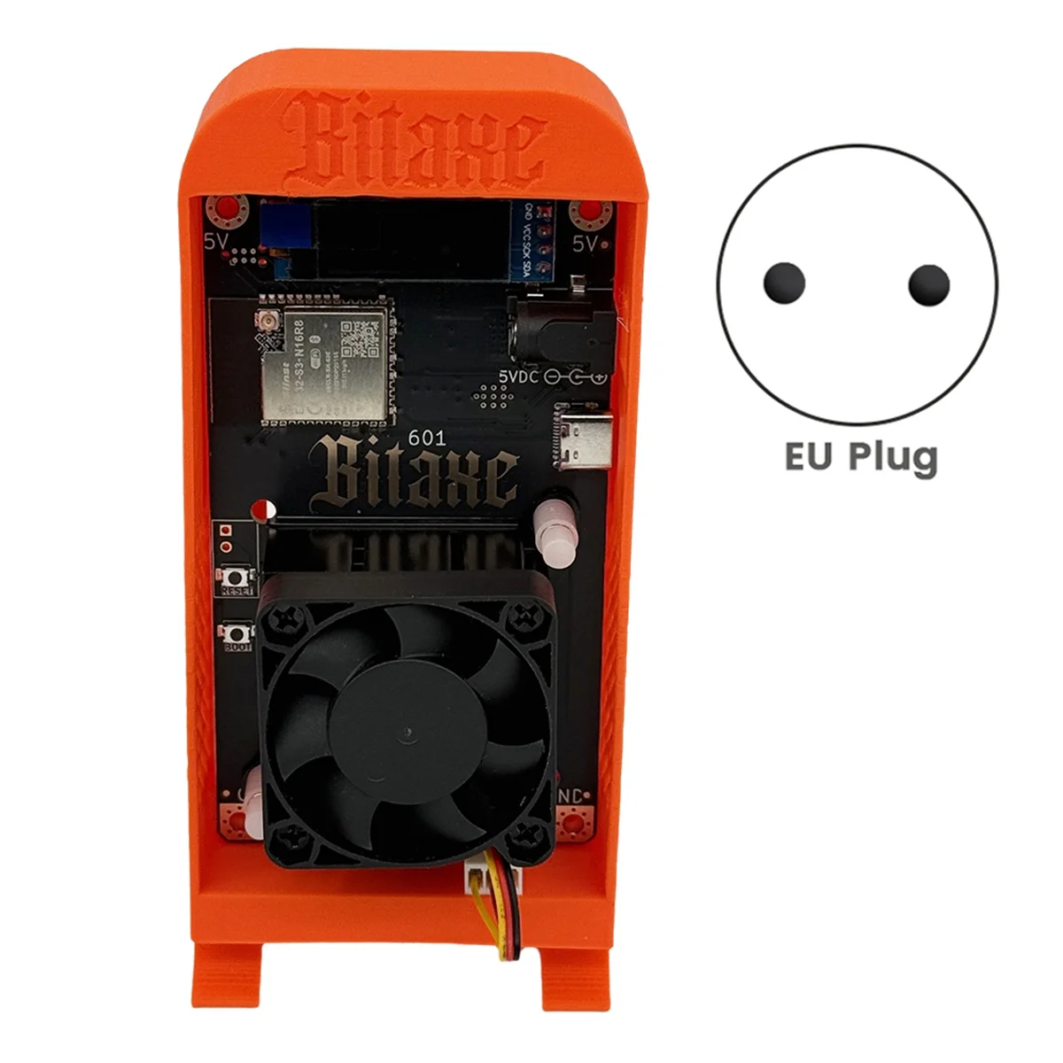 

N33R_Bitaxe Gamma 601 1.2TH/S BTC Solo Lottery Miner BM1370 Asic EU Plug