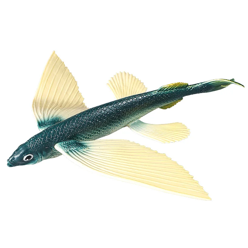 Ocean Marine Animal Underwater World Flying Fish Set Actiefiguren - Sea Life Educatief speelgoed voor kinderen PVC-model